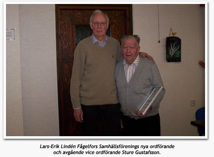 Lars-Erik Lindén valdes enhälligt till ny ordförande